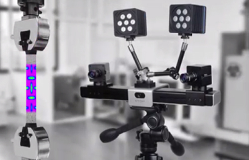 碳纖維拉伸全場(chǎng)力學(xué)性能測(cè)量