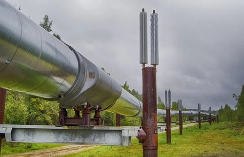 大型石油管道受力壓縮全場應變測量