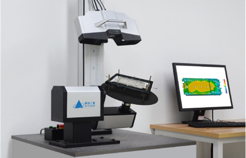 金屬焊接件切割平面度誤差三維掃描測量檢測分析