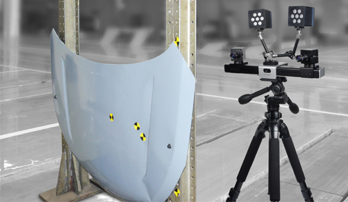 新拓三維應(yīng)變測量系統(tǒng)在汽車覆蓋件高強(qiáng)度鋼高速碰撞性能測量應(yīng)用