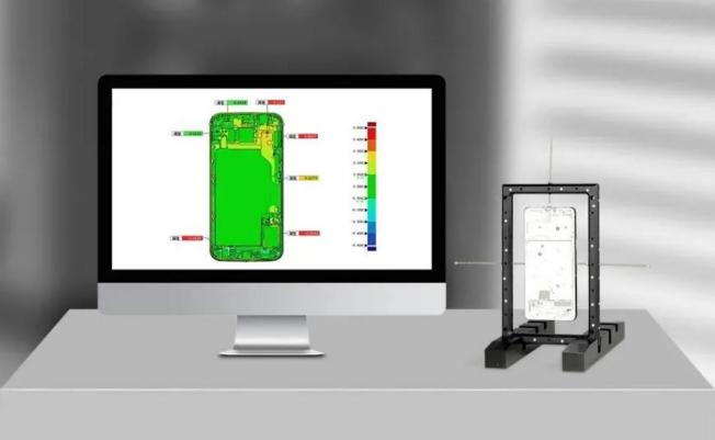 手機(jī)中框零部件-藍(lán)光三維掃描檢測(cè).jpg 手機(jī)中框零部件-藍(lán)光三維掃描檢測(cè).jpg