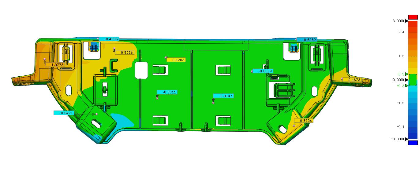 黑色注塑件3D掃描尺寸偏差檢測(cè).jpg 黑色注塑件3D掃描尺寸偏差檢測(cè).jpg