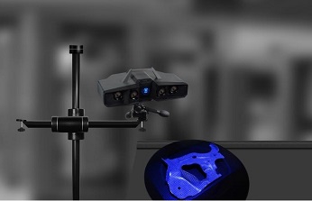 藍(lán)光三維掃描丨黑色零部件如何掃描？