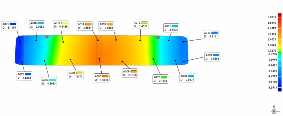 汽車前儀表盤曲面玻璃三維掃描檢測(cè).jpg 汽車前儀表盤曲面玻璃三維掃描檢測(cè).jpg
