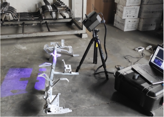 高精度三維掃描儀用于鈑金焊接總成檢測(cè).jpg 高精度三維掃描儀用于鈑金焊接總成檢測(cè).jpg