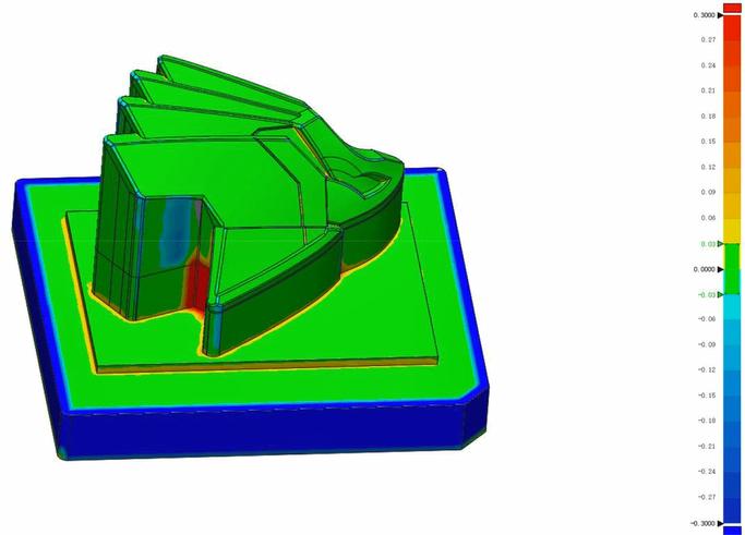 高精度藍光三維掃描儀用于模具電極3D尺寸偏差檢測.jpg 高精度藍光三維掃描儀用于模具電極3D尺寸偏差檢測.jpg
