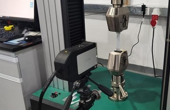 高精度視頻引伸計用于材料拉伸彈性模量與泊松比測試