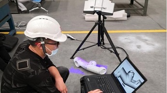 藍光三維掃描技術(shù)用于異形件曲面模具尺寸檢測