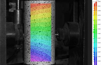 DIC三維應(yīng)變測(cè)量技術(shù)用于巖石脆性破壞應(yīng)變測(cè)試