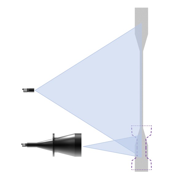 新拓三維XTDIC-VG視頻引伸計(jì)用于雙量程測(cè)頭組合進(jìn)行大變形測(cè)量.jpg 新拓三維XTDIC-VG視頻引伸計(jì)用于雙量程測(cè)頭組合進(jìn)行大變形測(cè)量.jpg