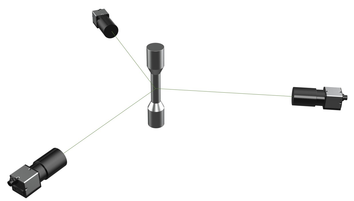 新拓三維XTDIC-VG視頻引伸計(jì)用于棒狀型材拉伸360°全周測(cè)量.jpg 新拓三維XTDIC-VG視頻引伸計(jì)用于棒狀型材拉伸360°全周測(cè)量.jpg