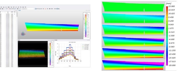 XTDIC三維全場(chǎng)應(yīng)變測(cè)量系統(tǒng)用于超大尺寸風(fēng)電葉片揮舞位移測(cè)量-位移云圖.jpg XTDIC三維全場(chǎng)應(yīng)變測(cè)量系統(tǒng)用于超大尺寸風(fēng)電葉片揮舞位移測(cè)量-位移云圖.jpg