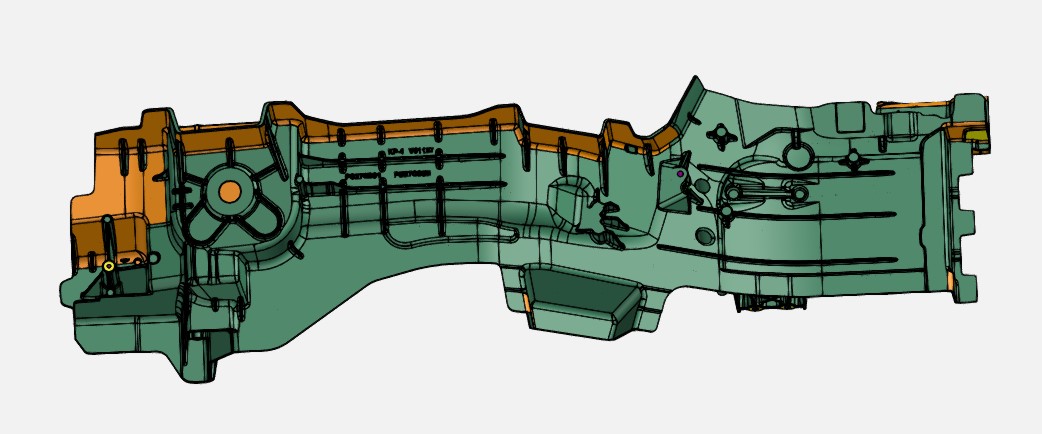 XTOM高精度藍(lán)光三維掃描儀輸出汽車橫梁壓鑄件三維數(shù)模.jpg XTOM高精度藍(lán)光三維掃描儀輸出汽車橫梁壓鑄件三維數(shù)模.jpg