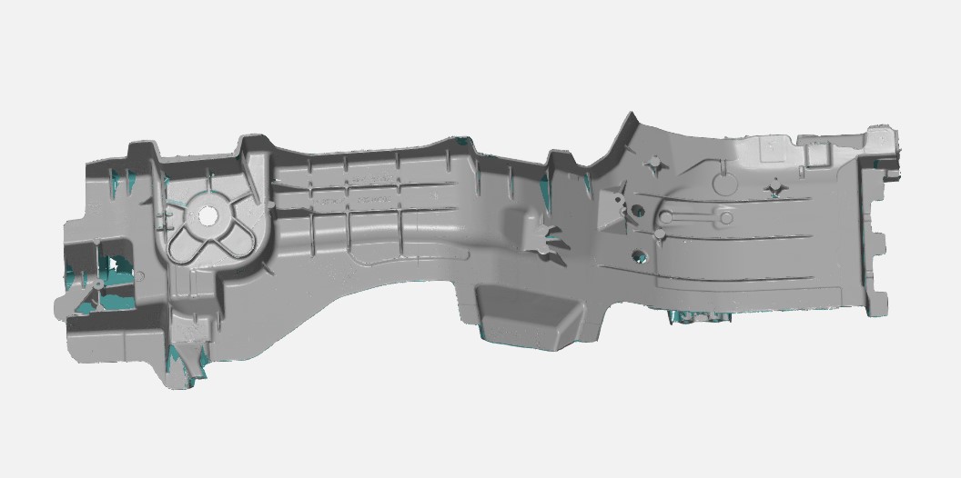 XTOM高精度藍(lán)光三維掃描儀輸出汽車橫梁壓鑄件三維數(shù)模.jpg XTOM高精度藍(lán)光三維掃描儀輸出汽車橫梁壓鑄件三維數(shù)模.jpg